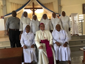 La nouvelle équipe de la curie générale de Sœurs Cœur Immaculé de Marie DS - Archidiocèse d'Antsiranana