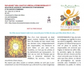 Bulletin de liaison N°28 - Archidiocèse d'Antsiranana